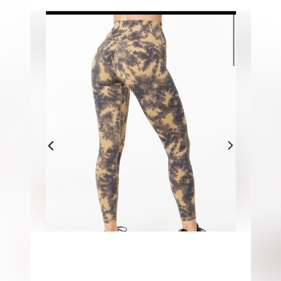 Varley Let's Go High-Rise Legging Flaxen Tie Dye - XS - Picture 2 of 7